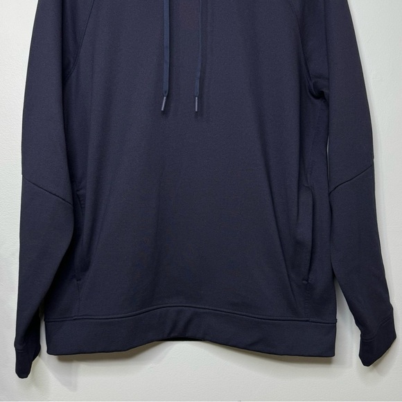 Lululemon City Sweat Pullover Hoodie Tech Fleece Athletic Sweatshirt Navy Large - Picture 5 of 13